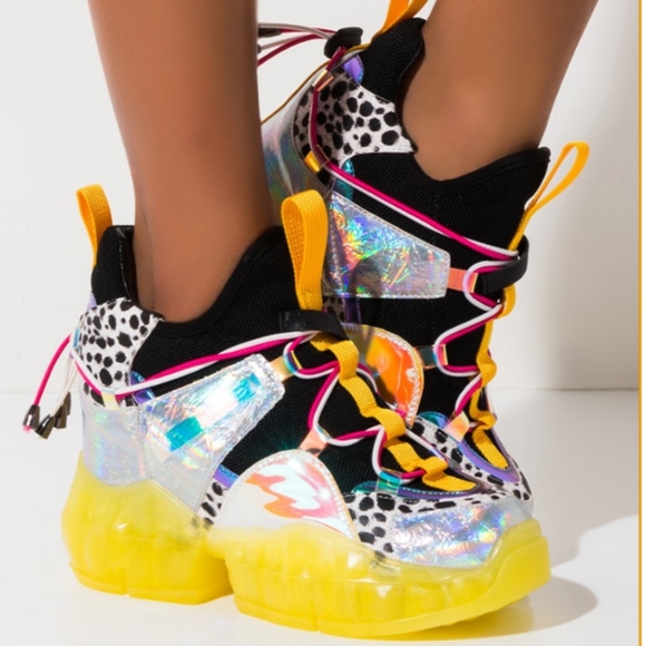 Anthony Wang QUINCE 02 Cyber Storm White Platform Sneakers | LASR – LA Style Rush